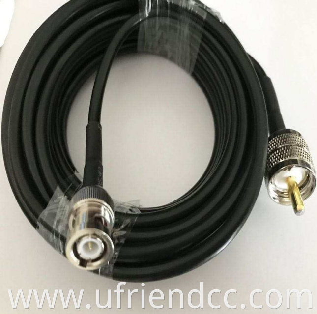 BNC and PL259 (UHF) RG58 (50-3) coaxial Cable